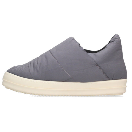 DRKSHDW PUFFER SLIP ON Fur Sneakers Gray x White Size 43