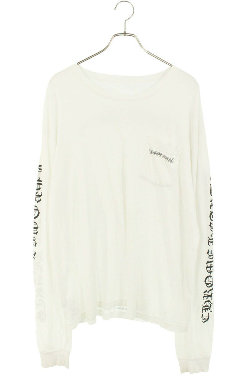 Chrome Hearts Arch Logo Long Sleeve Tee White Size XL