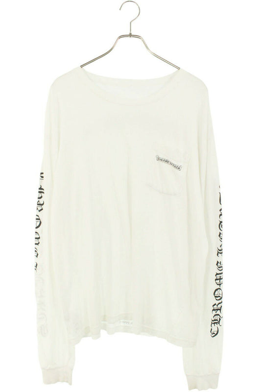 Chrome Hearts Arch Logo Long Sleeve Tee White Size XL