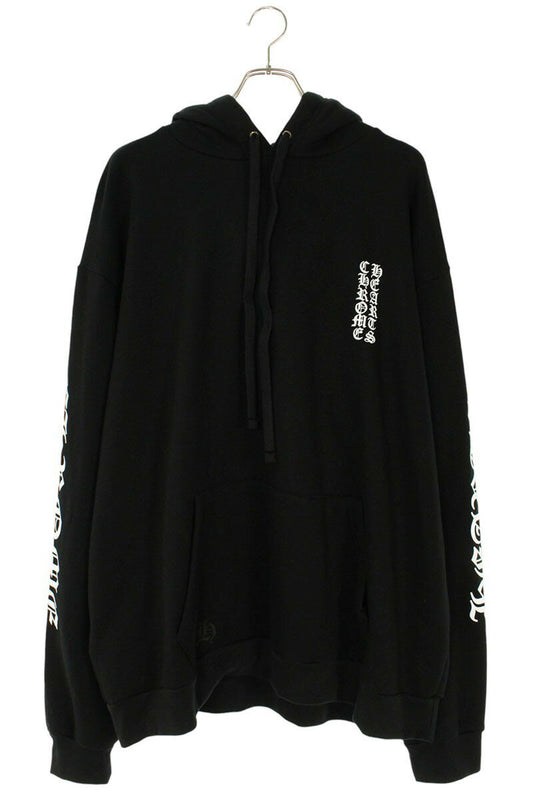 Chrome Hearts SWTSHRT PLVR Logo Print Pullover Hoodie Black Size XXL