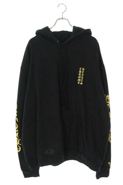 Chrome Hearts WWW.CHROMEHEARTS.COM HOODIE Black x Gold Size XXL