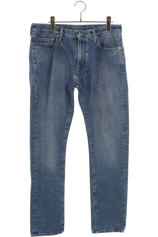 Off-White 21AW Print Denim Pants Blue Size 31