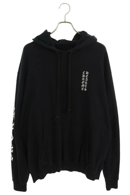 Chrome Hearts SWTSHRT PLVR Logo Print Pullover Hoodie Black Size XL