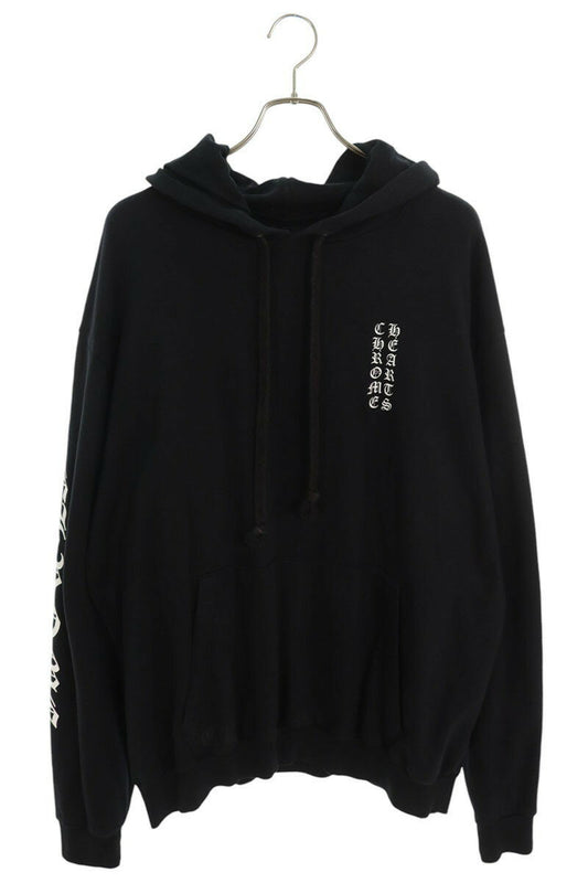 Chrome Hearts SWTSHRT PLVR Logo Print Pullover Hoodie Black Size XL