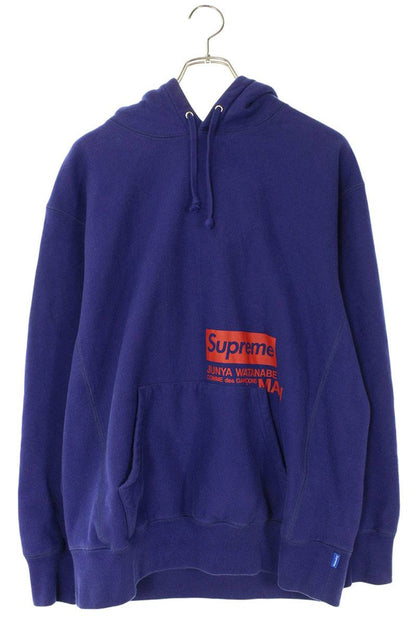Supreme x Comme des Garcons 21AW JUNYA WATANABE Hooded Sweatshirt Purple Size M