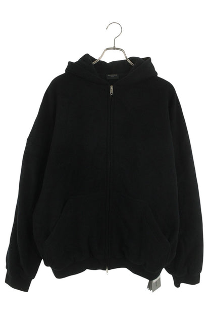 BALENCIAGA 24AW Pigalle Zip Hoodie Black Size M
