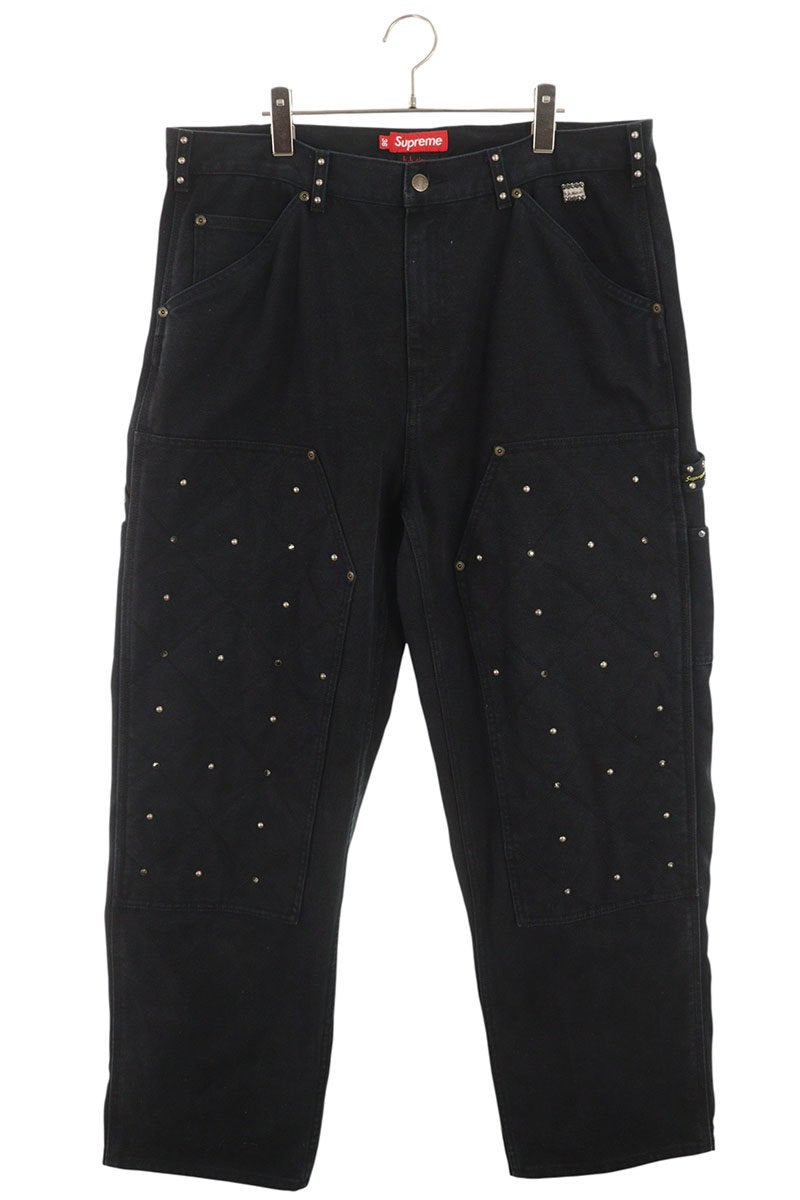 Supreme x B.B. Simon 25AW Quilted Double Knee Painter Pant Black Black Size 36