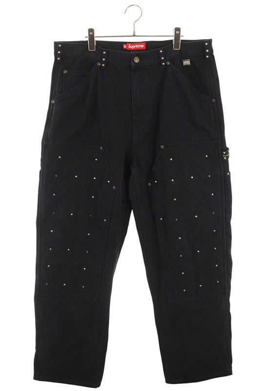Supreme x B.B. Simon 25AW Quilted Double Knee Painter Pant Black Black Size 36