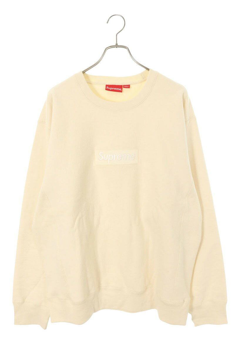 Supreme 18AW Box Logo Crewneck Sweatshirt White Size XL