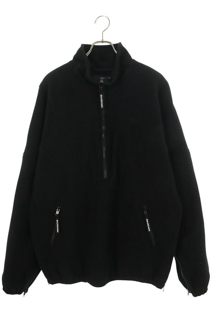 Balenciaga BB Logo Embroidered Blouson Black Size XS