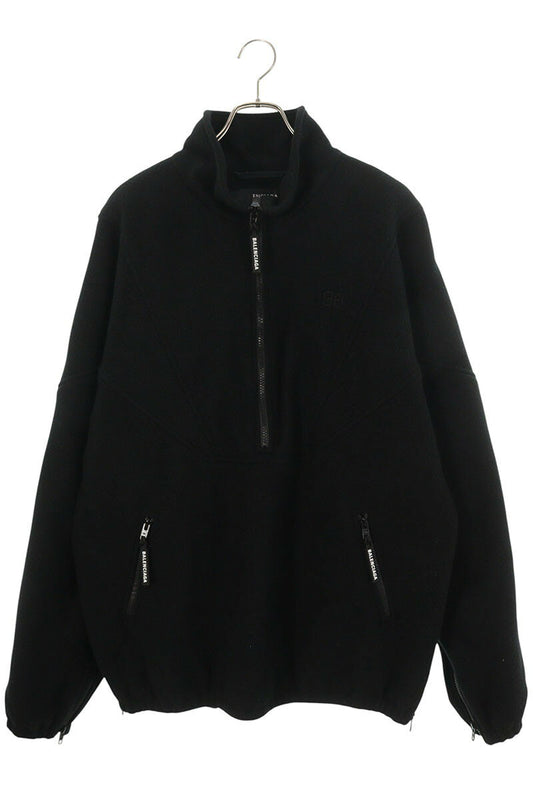 Balenciaga BB Logo Embroidered Blouson Black Size XS