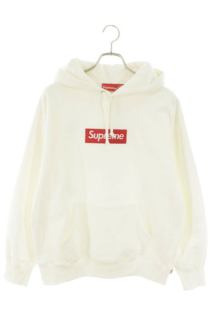 Supreme 21AW Box Logo Hooded Sweatshirt White Size M