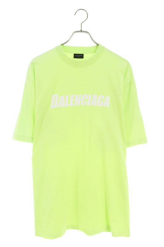 Balenciaga Oversized Logo T-Shirt Green Size XXS