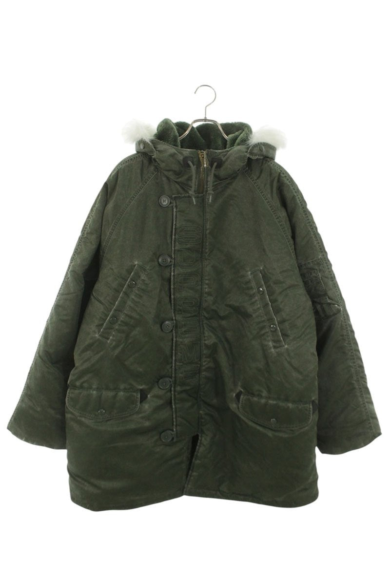 Supreme 24AW Well-Washed Coat Green Size XL