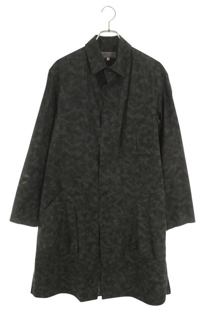 YOHJI YAMAMOTO POUR HOMME Cotton Coat Black Size 2
