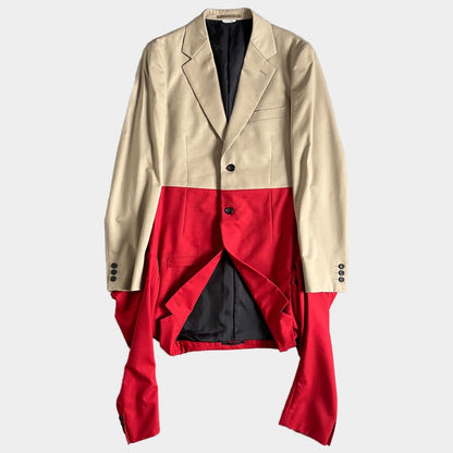 COMME DES GARCONS HOMME PLUS 24SS Beyond Reality Chester Coat Beige Size M
