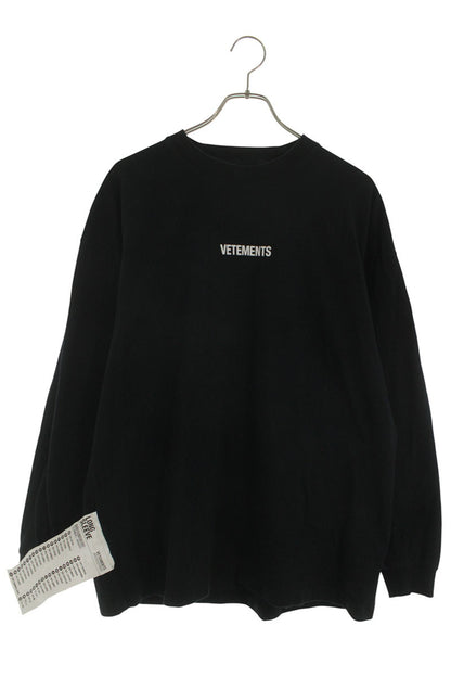Vetements Long Sleeve T-Shirt Black Size S