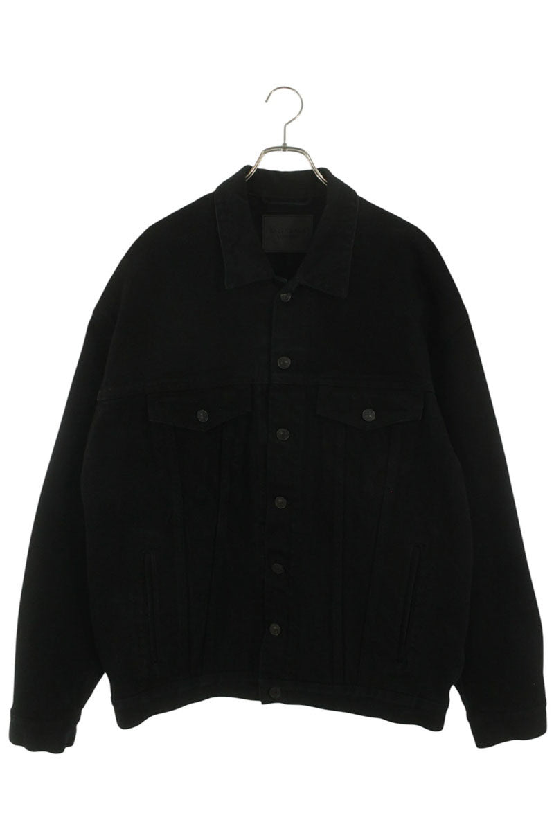 Balenciaga 23SS Oversized Denim Jacket Black Size S