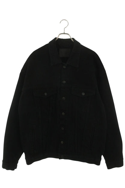 Balenciaga 23SS Oversized Denim Jacket Black Size S