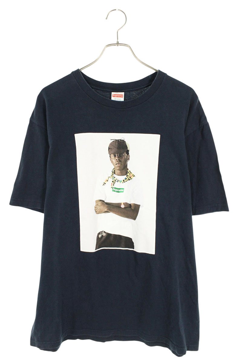 Supreme Tyler The Creator Tee Print T-Shirt Blue Size L