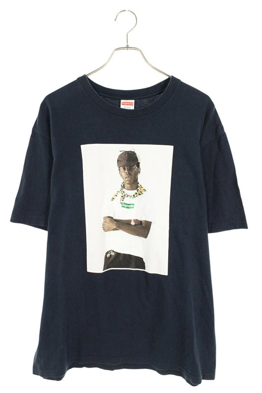 Supreme Tyler The Creator Tee Print T-Shirt Blue Size L
