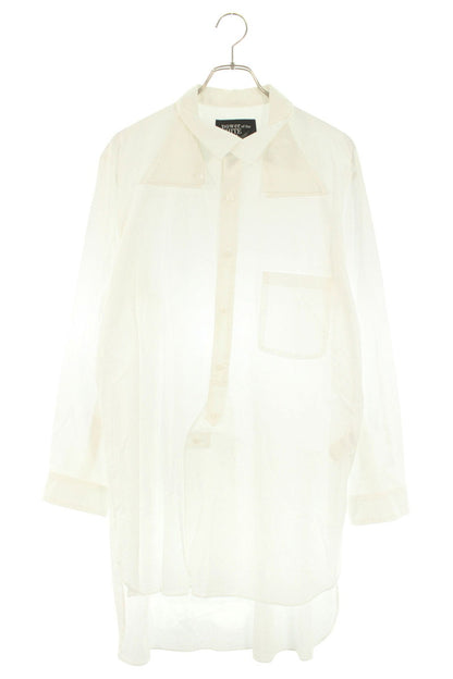 Vintage Yohji Yamamoto Tops - Yohji Yamamoto Triple Collar Long Sleeve Shirt PE-B99-094 White Size S - Authentic Archive