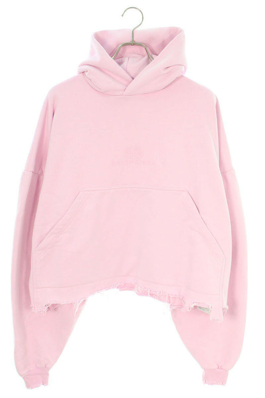Vintage Balenciaga Tops - BALENCIAGA 24AW Classic BB Logo Hoodie Pink Size S - Authentic Archive