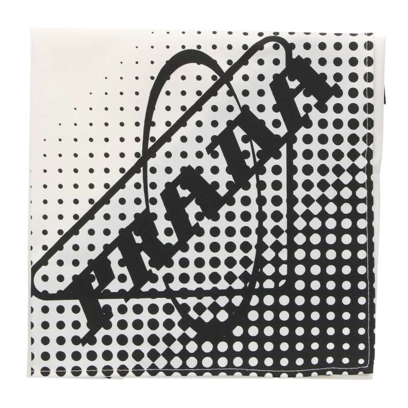 Prada Logo cotton scarf White x Black One Size