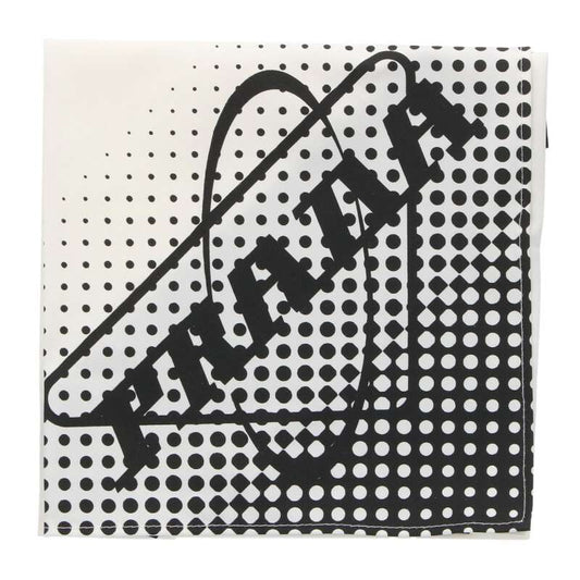Prada Logo cotton scarf White x Black One Size