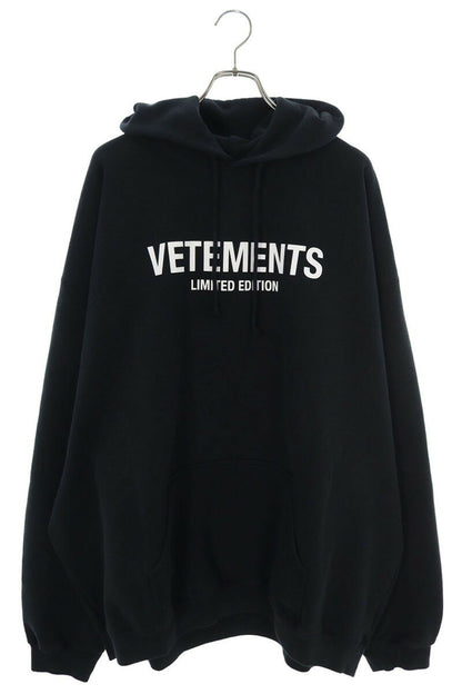 Vetements 24AW Logo Hoodie Black Size L