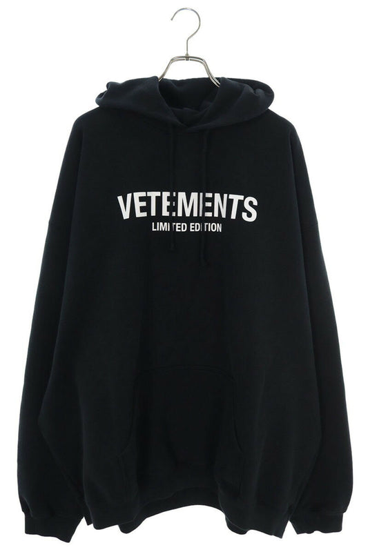 Vetements 24AW Logo Hoodie Black Size L