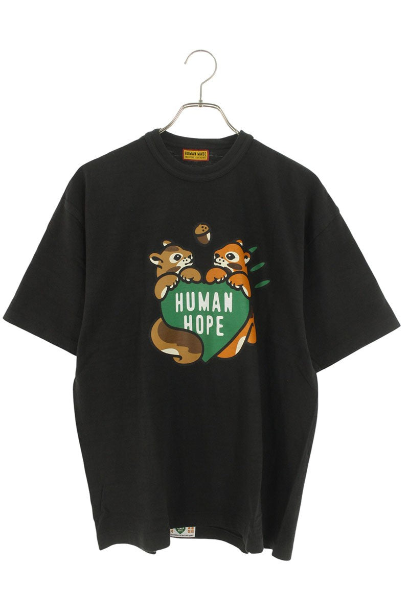Human Made j-hope Front Print T-Shirt Black x Multi Size XL