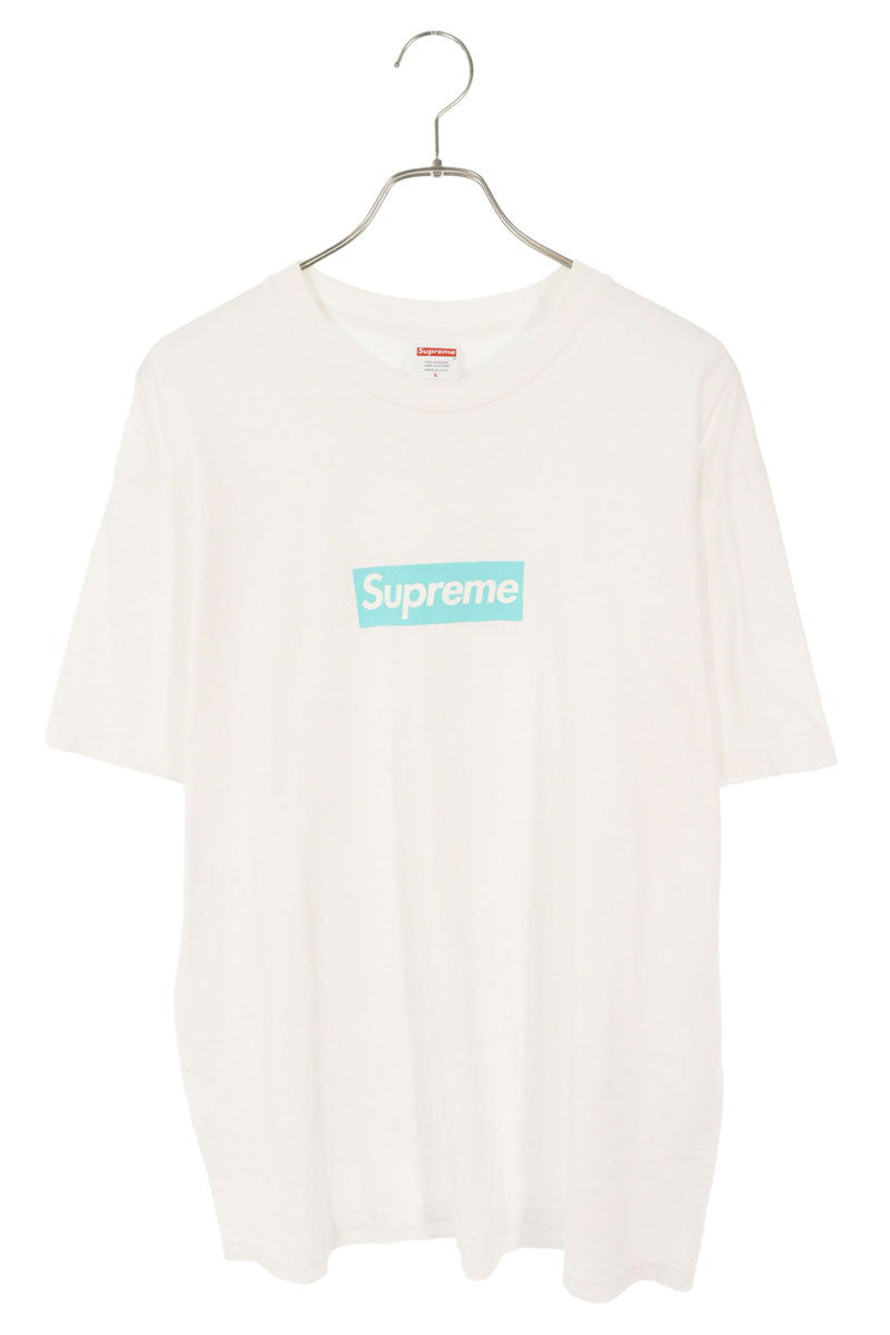 Vintage Supreme Tops - SUPREME x TIFFANY&Co 21AW Box Logo Tee Logo T-Shirt Multi Size L - Authentic Archive