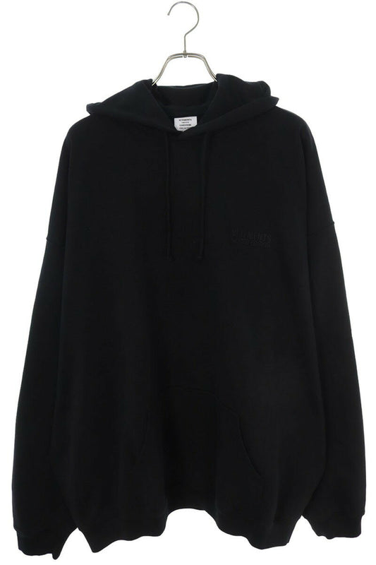 Vetements 24AW embroidery Logo Hoodie Black Size L