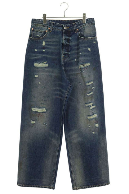 Vetements 25SS Distressed Denim Pants Blue Size 30