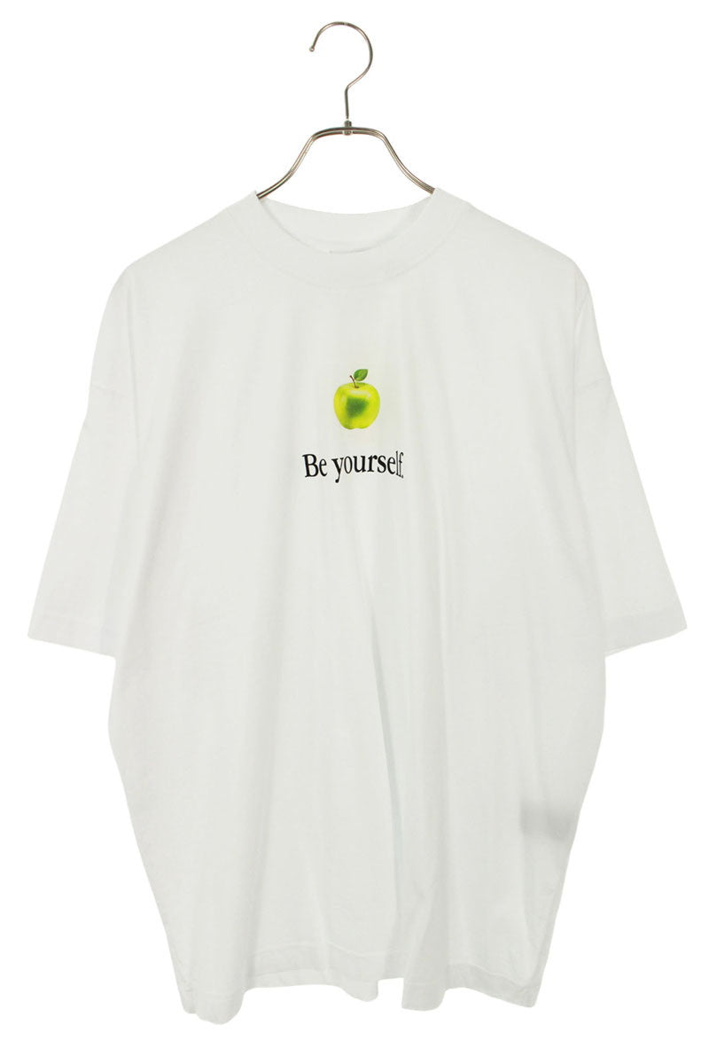 Vetements 25AW Beyourself Oversized T-Shirt White x Green Size XS