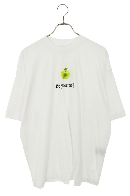 Vetements 25AW Beyourself Oversized T-Shirt White x Green Size XS