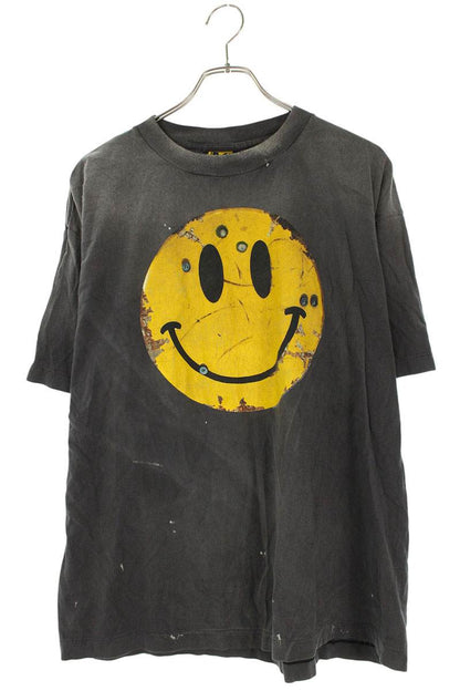 Saint Michael 25AW KLF Vintage Print T-Shirt Black Size L