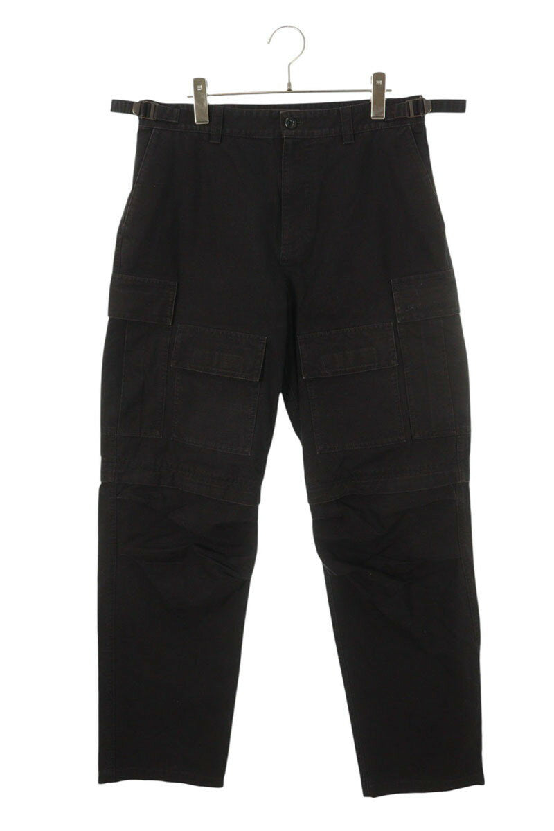 Balenciaga 22AW Cargo Long Pants Black Size S