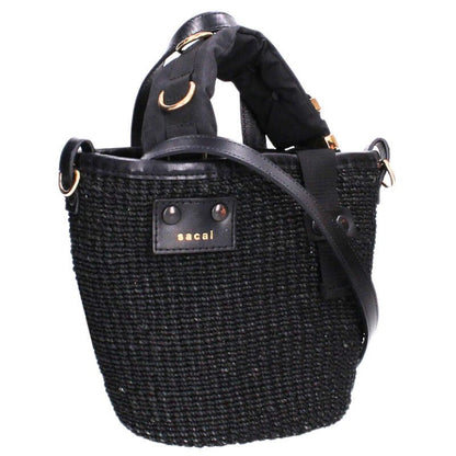 Sacai Shoulder Hand Bag Black One Size