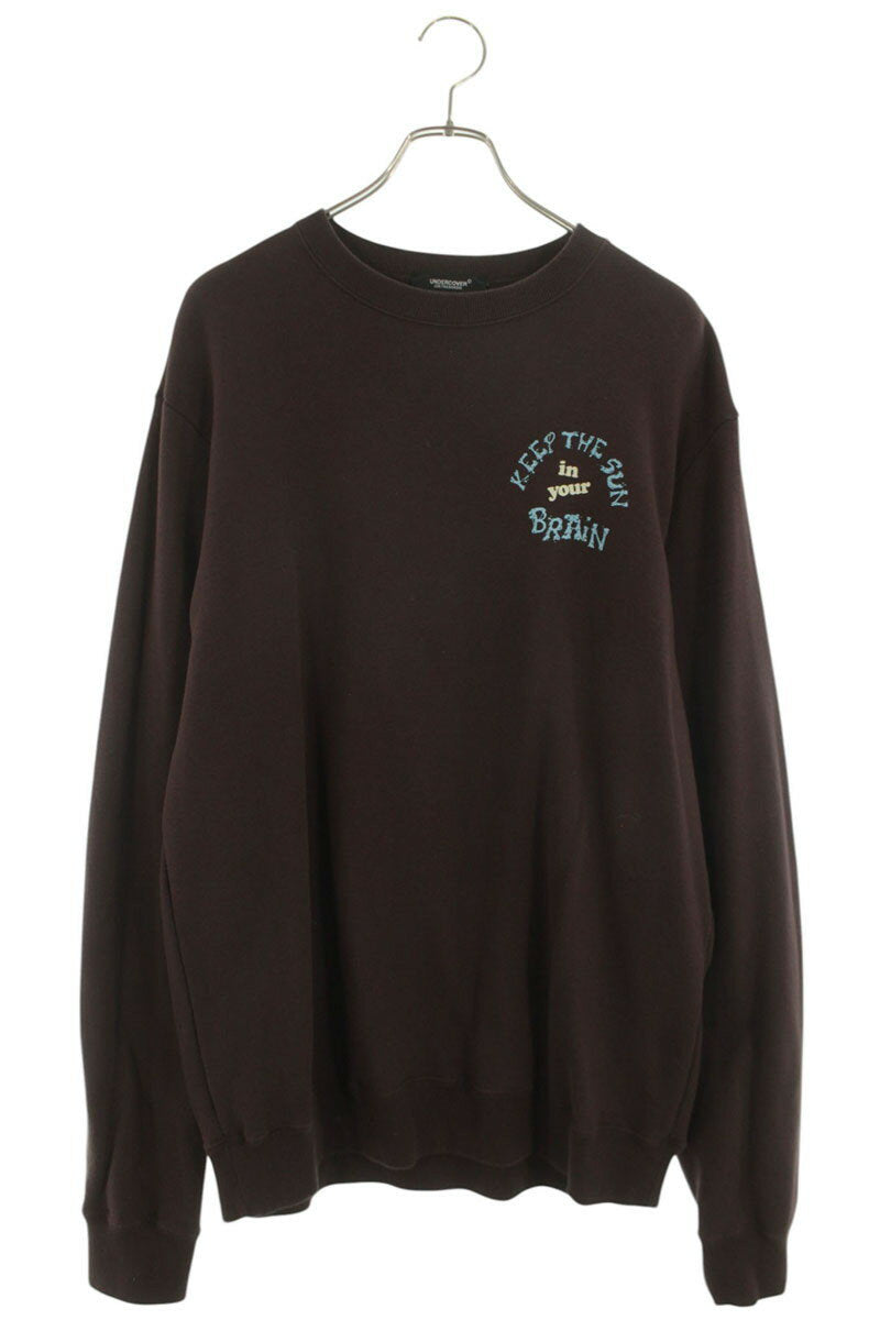 UNDERCOVER Skull Print Sweatshirt Brown Size XXL
