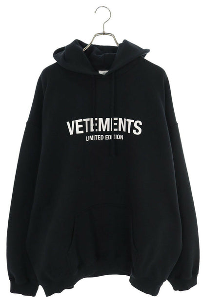 Vetements 24AW Logo Hoodie Black Size M