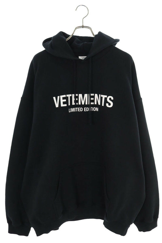 Vetements 24AW Logo Hoodie Black Size M