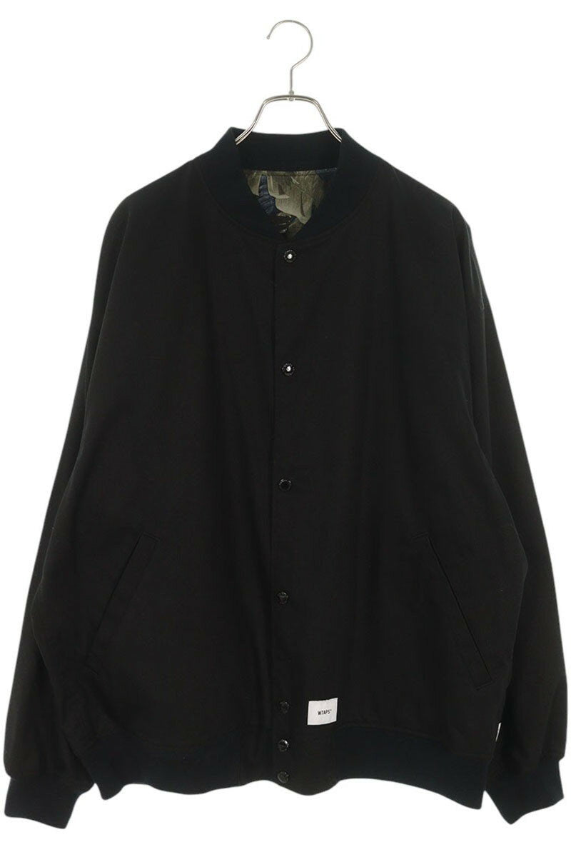 WTAPS Reversible Varsity Jacket Black Size XL