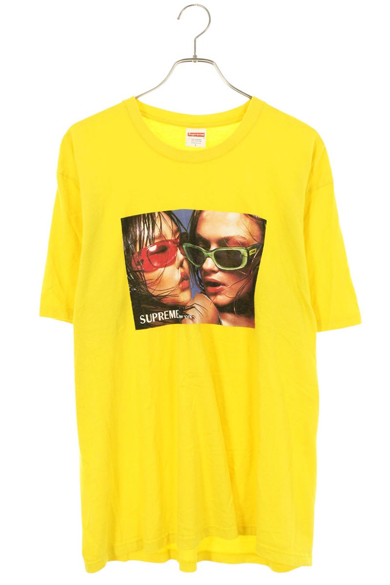 Supreme 23SS Eyewear Tee T-Shirt Yellow Size L