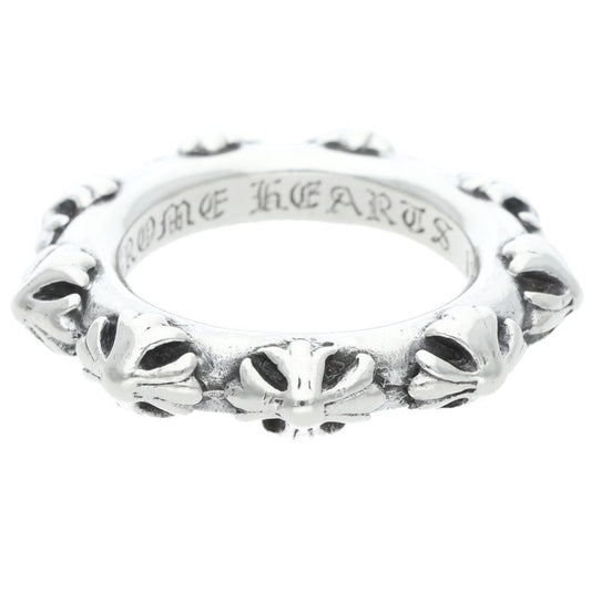 Chrome Hearts CROSS BAND Ring Silver Size 18.5 (Silver 14.86g)