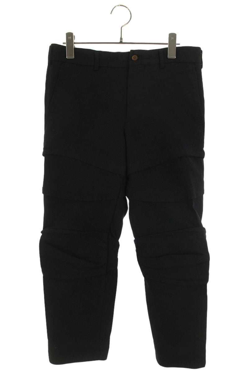 Vintage Comme des Garcons Bottoms - COMME des GARCONS HOMME PLUS 16AW Garment Dyed Poly Pants Black Size 28 - Authentic Archive