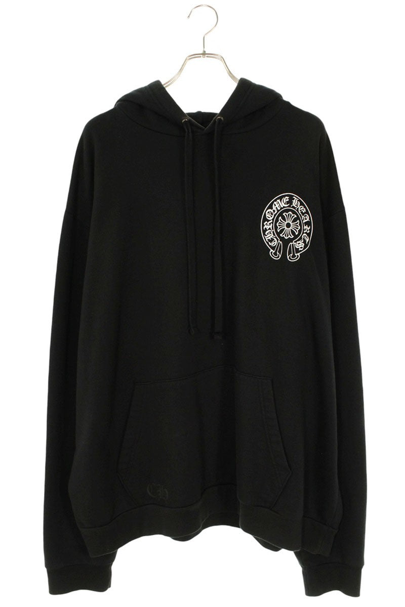 Chrome Hearts SWTSHRT PLVR LTD Pullover Horseshoe Print Hoodie Black Size XL