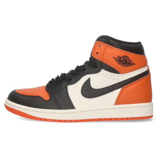 Nike Sneakers Orange x Black x White Size 25cm