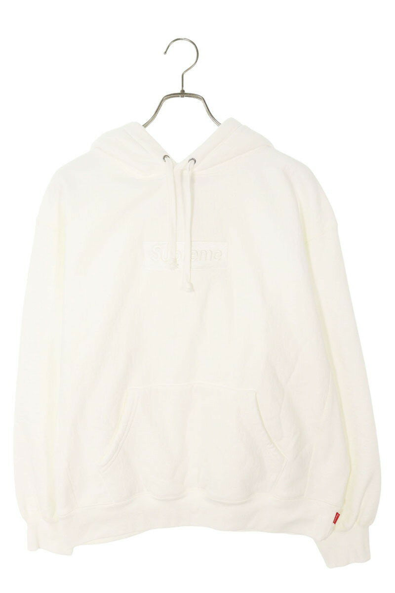 Supreme 23AW Box Logo Hooded Sweatshirt White Size M